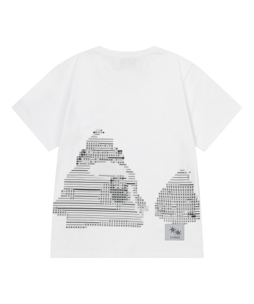 MUCENT X COIRIS MARINAE BACK GLITCH HALF T (2COLOR)