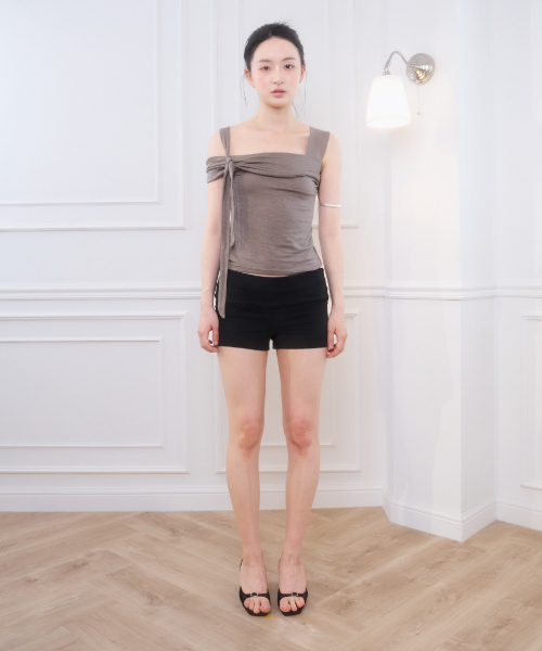 COTTON MICRO SHORT BLACK