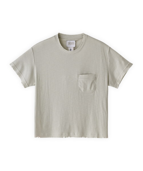 Zen pocket t-shirts in smoke