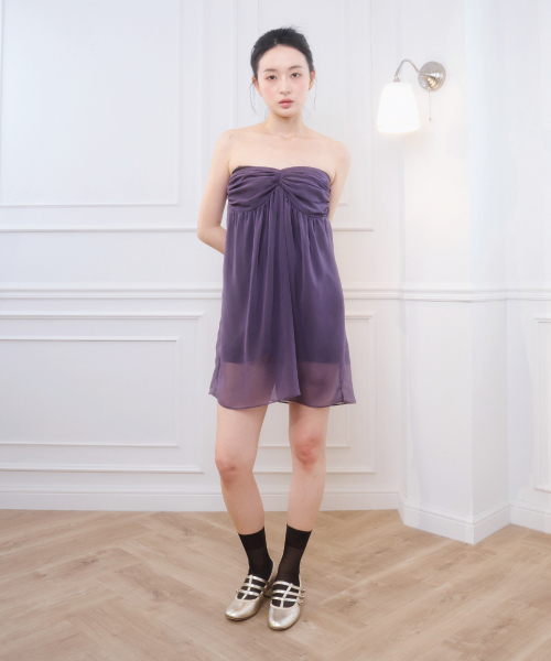 LOLA MINI DRESS PURPLE