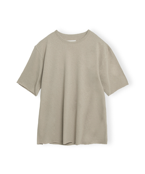 Cut Off Half Sleeve, Beige