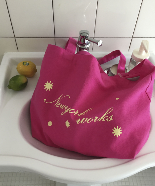 Newyorkworks Big Eco Bag (2color)_Hot Pink