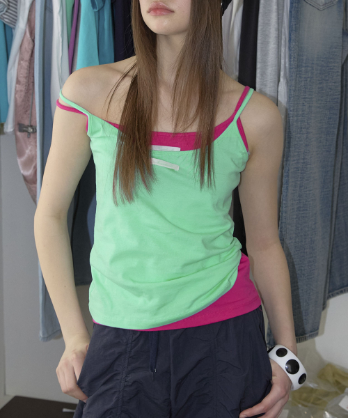Color Daily Strap Sleeveless (5color)_Mint