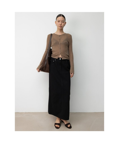 60s H Line Denim Skirt Black (TA6227A095)