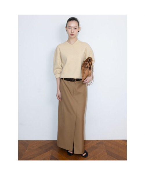 CharlieLong Skirt Beige (TA6227A07A)