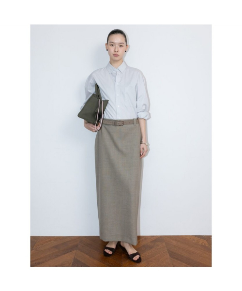 90S Jo H Line Skirt Beige (TA6227A10A)