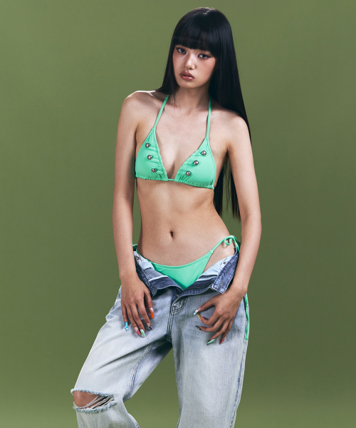 Sasha Military Bikini (Mint)