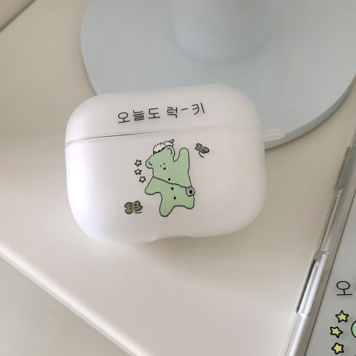 오늘도 럭키 에어팟 버즈 케이스