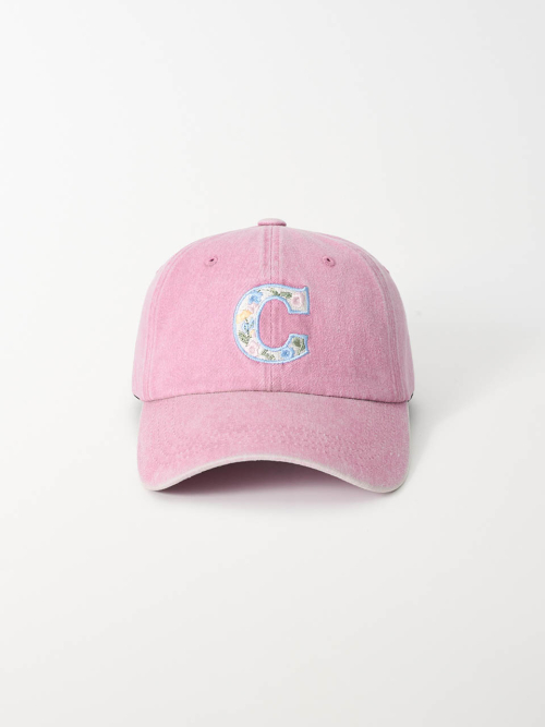 Flower C Washing Ball Cap (Pink)