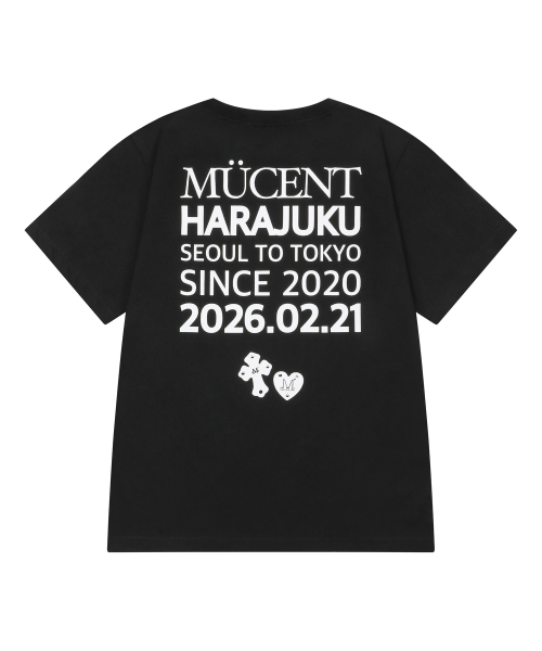 FROM HARAJUKU BACK LETTERING HALF T (2COLOR)