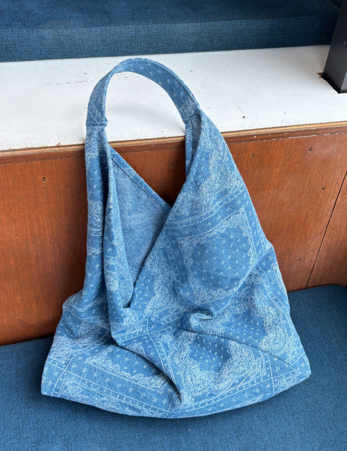 More Denim Paisley Hobo bag