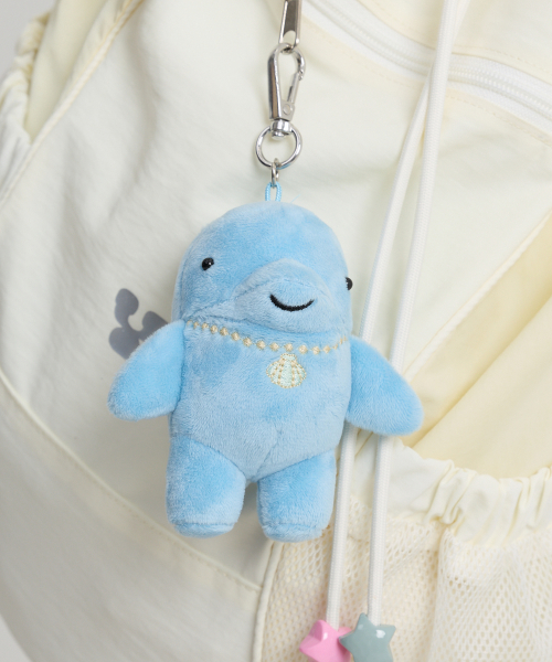 Dolphin Doll Keyring SKYBLUE