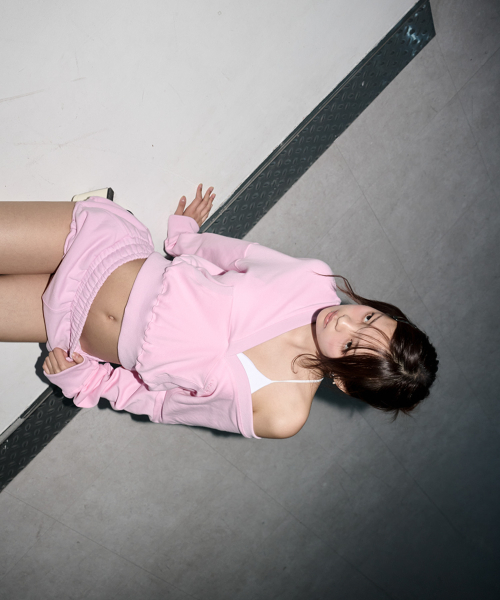 Molly bubble shorts - Baby pink