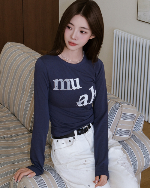 DOT STAR PATCH LONG SLEEVE [NAVY]