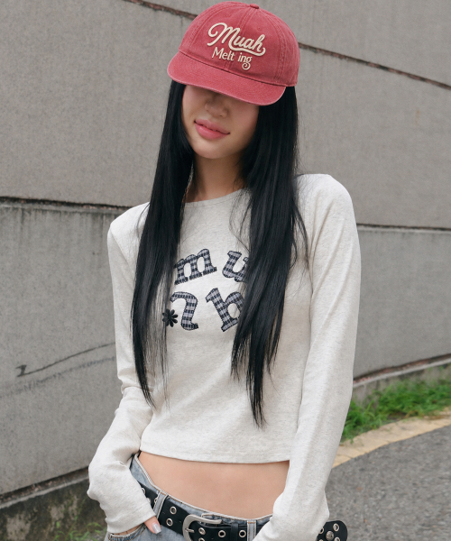 DOUBLE CHECK LONG SLEEVE [OATMEAL]