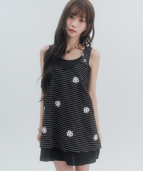 HSD Button Layered Dress