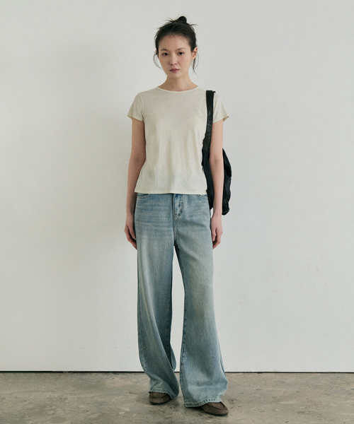 [online exclusive]26 rhea slim t-shirt (2color)