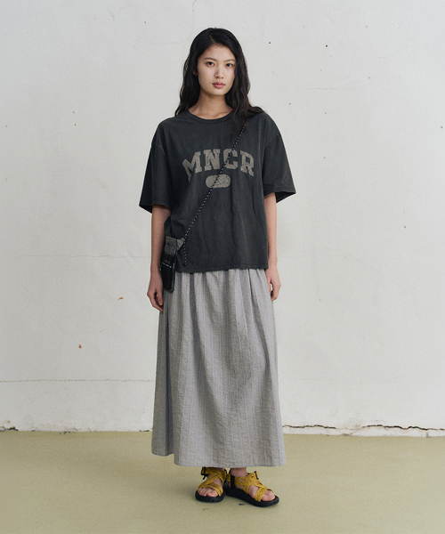 siro slit t-shirt (2color)