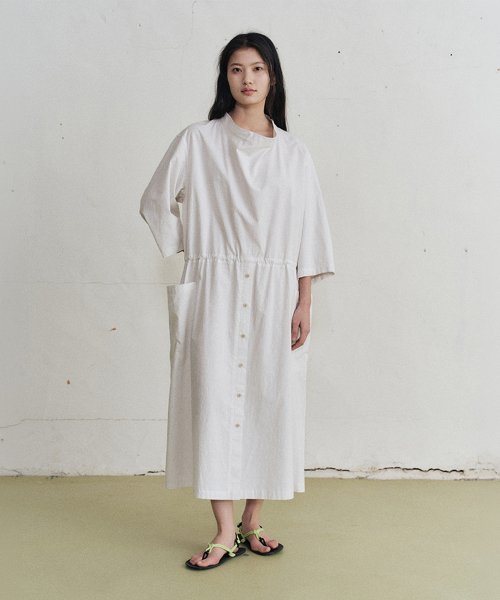 delice striped one-piece (ivory)