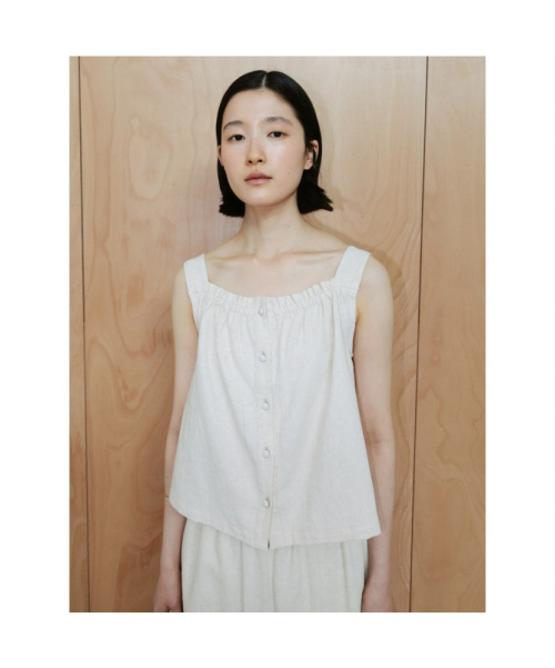 Loic Sleeveless Top Ivory (TA6465A040)