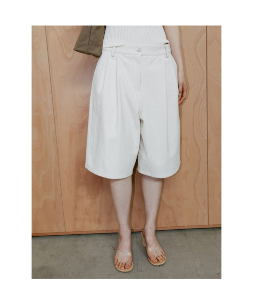 Classic Bermuda Pants Ivory (TA6425A020)