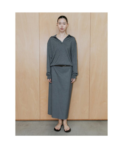 Jo Midi H Line Skirt Grey (TA6427A123)