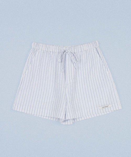PAJAMA SHORTS L/BLUE