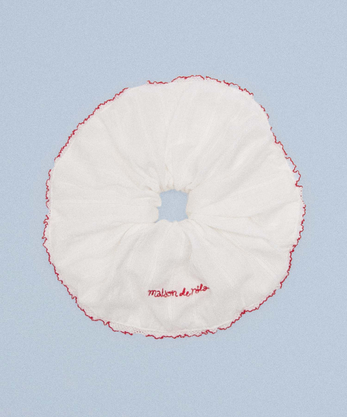LACE SCRUNCHY OFF WHITE