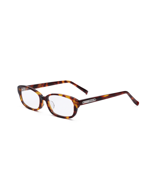 MM2 silver logo round square eyewear SHINY TORTOISE / ANTI-BLUE LIGHT