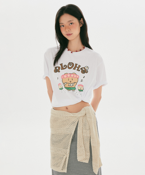 [망그러진곰] 반팔 티셔츠(Brown)_SPRLG37U34