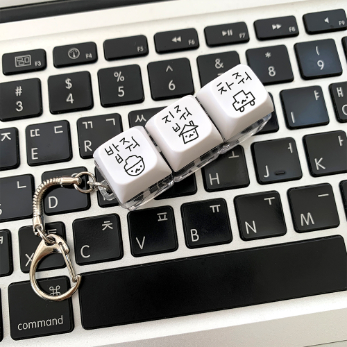 Split Personality Mara (Feed Me, Drive Me, House Me) LED Keycap Keychain (3-Slot)
