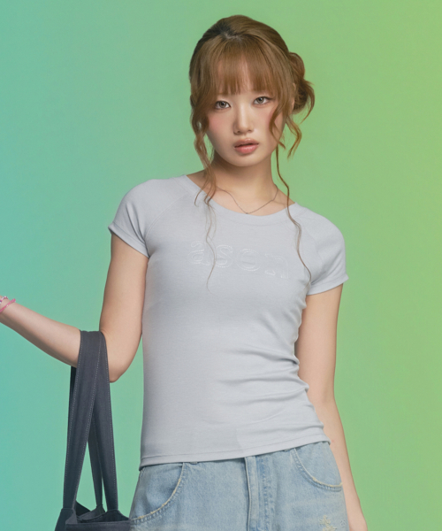 MONO REGLAN TEE / LIGHT BLUE