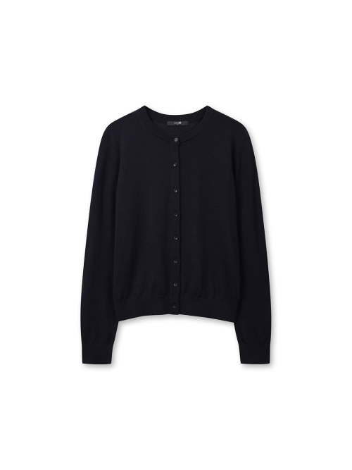 Premium Fine Merino Crew Neck Cardigan_MSG4EC2300