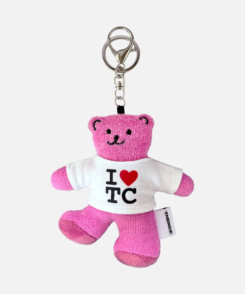 TC Bear Key Holder_Pink