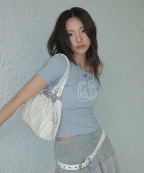 KIKI SLIM TEE / LIGHT BLUE