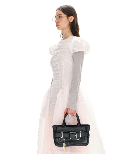 TOTE BROCLE MINI [STONE BLACK]