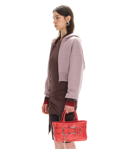 TOTE BROCLE MINI [AGED RED]