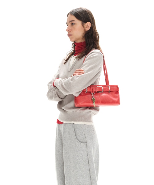 SHOULDER BROCLE MINI [AGED RED]
