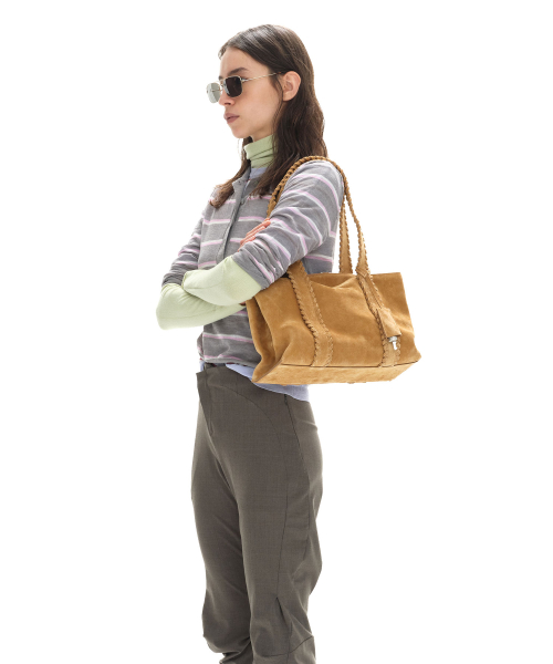 SHELL DUFFEL [TOFFEE FRINGE]
