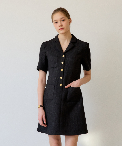 [리퍼브] Daria Robe Black
