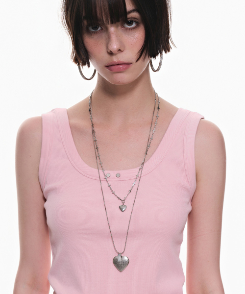Keepsake Heart Necklace_Silver