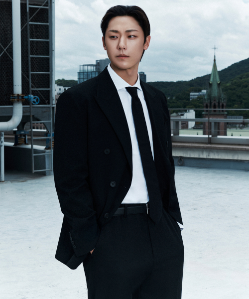 오버사이즈 더블 브레스티드 블레이저