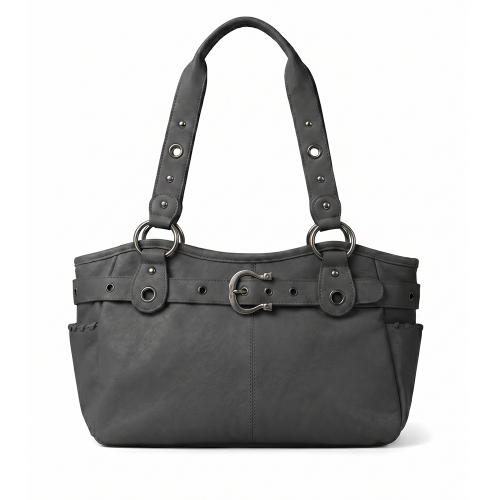 Velor Bag - Charcoal
