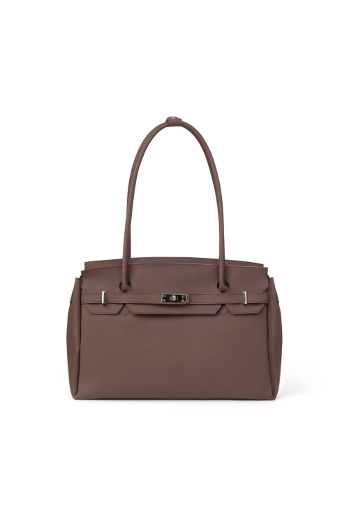 JELLY TWO-WAY BIG BAG IN BROWN