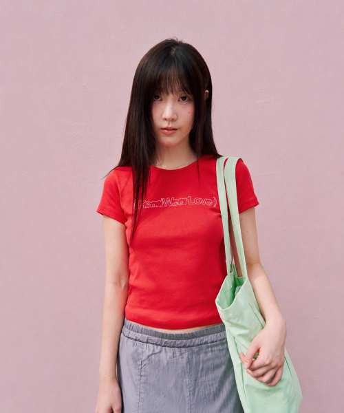 Blanksoup X VisualCollect Read Wear Love T-Shirts Red