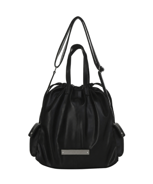 CRYSTAL MULTI STRAP BAG_BLACK