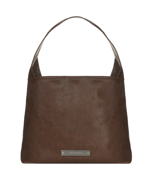 CRYSTAL SHOULDER BAG_BROWN
