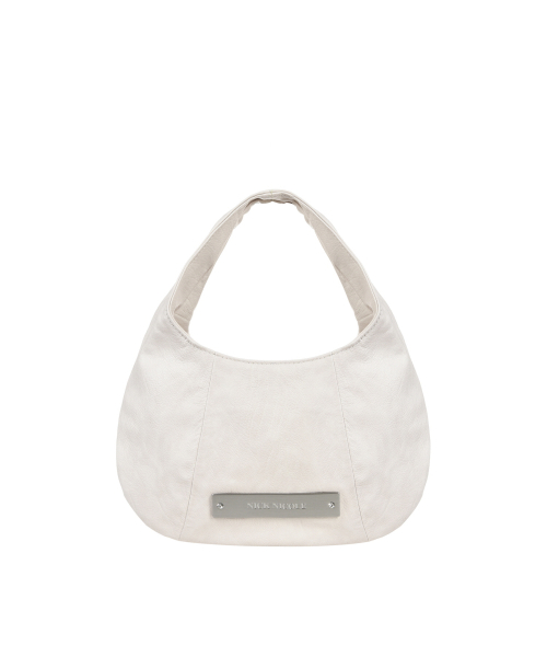 CRYSTAL MINI HOBO BAG_IVORY