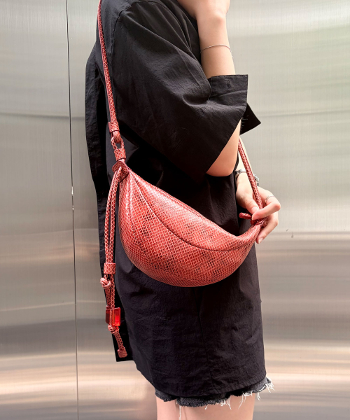 Small fling bag(Python red)_OVBAX26201PYR