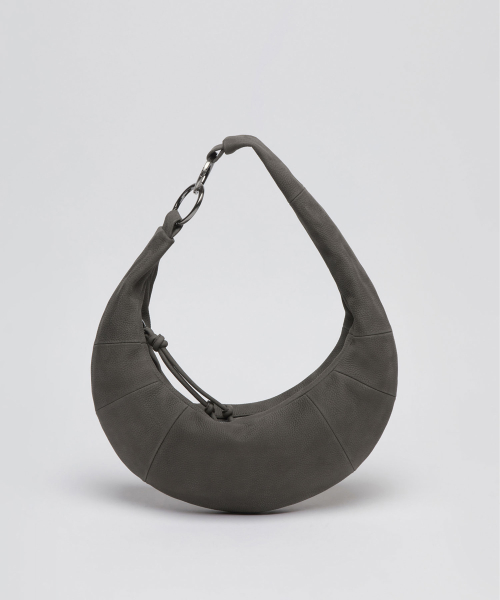 Small fling hobo bag(Dusty grey)_OVBAX26256NUG